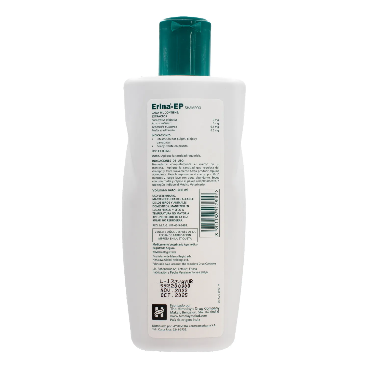 Shampoo Antipulgas  Perro Y Gato Erina-ep  Himalaya