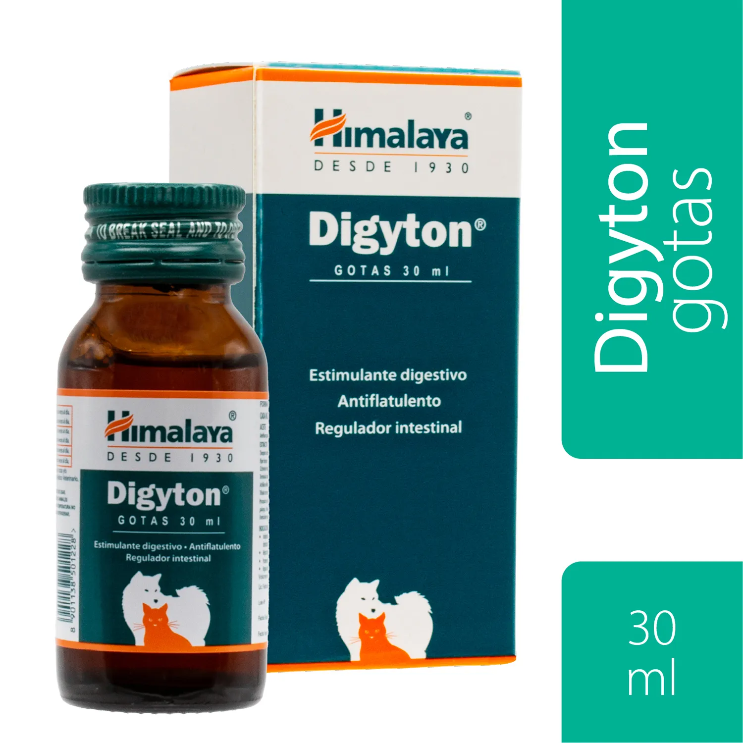 Gotas Problemas Digestivos Mascota Dygiton Himalaya