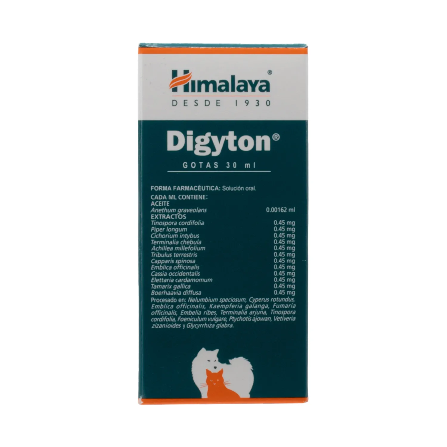 Gotas Problemas Digestivos Mascota Dygiton Himalaya