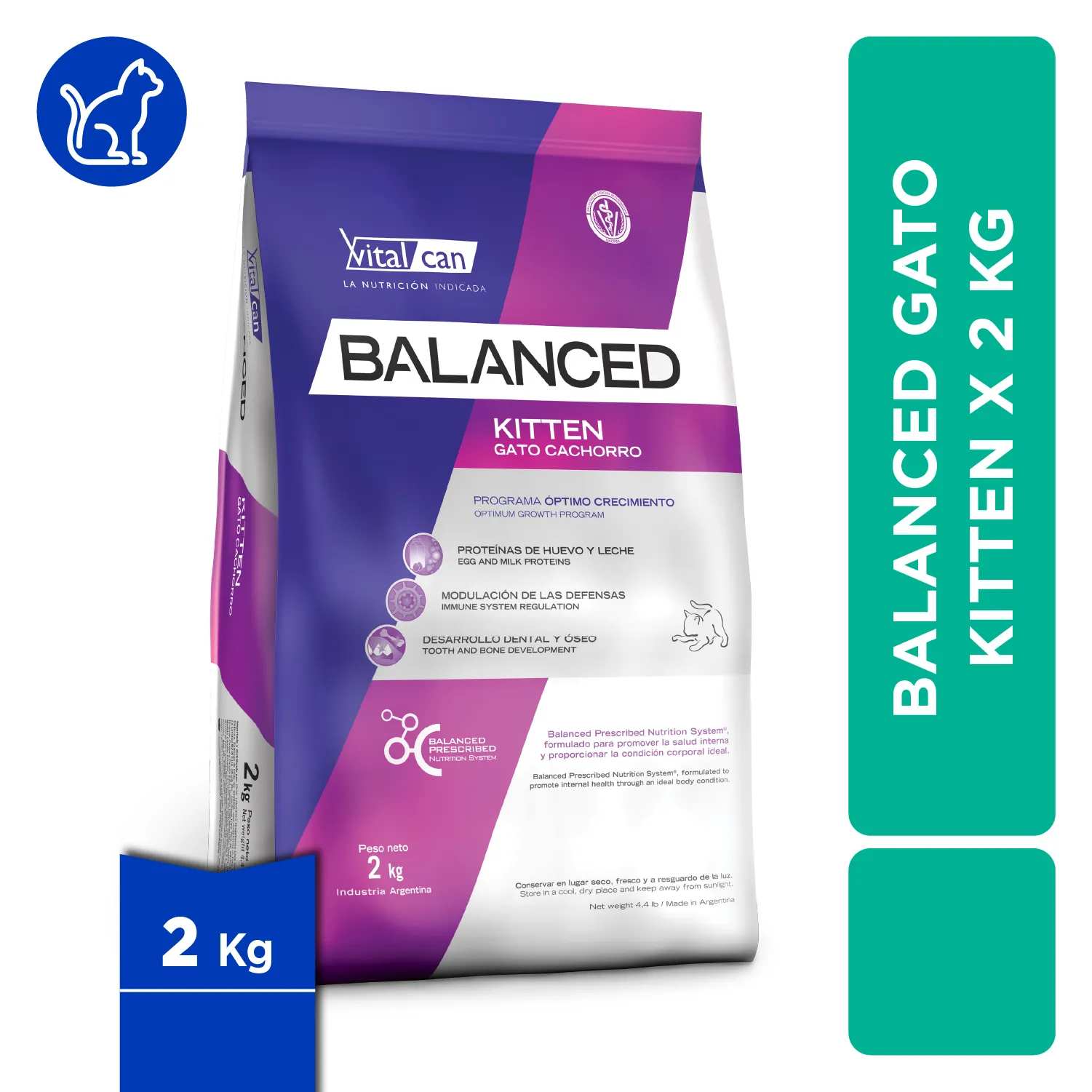 Alimento Gato Seco Cachorro Óptimo Crecimiento Balanced