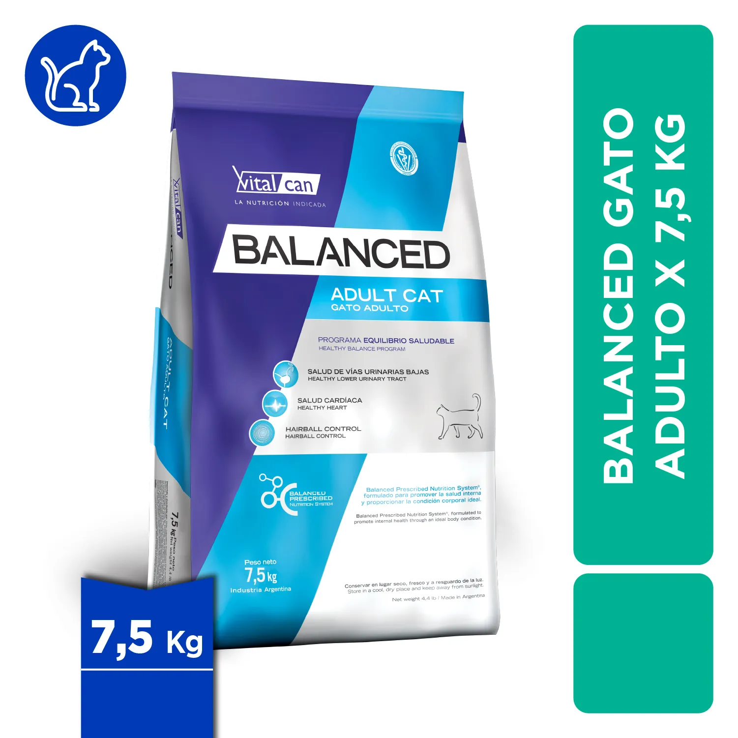 Alimento Gato Seco Adulto Equilibrio Saludable Balanced