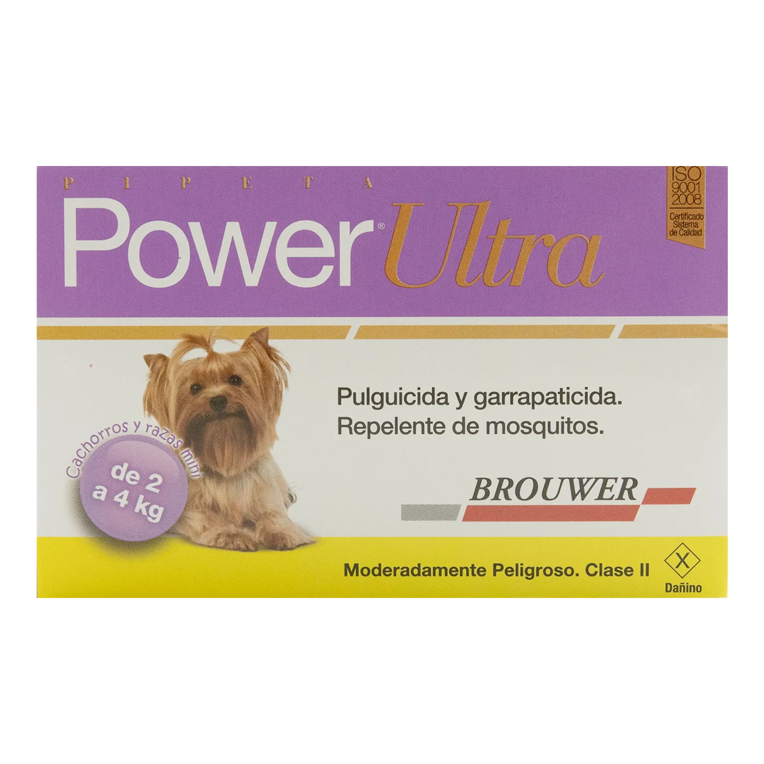 Antipulgas  Pipeta Perro 2-4 Kg Power Brouwer