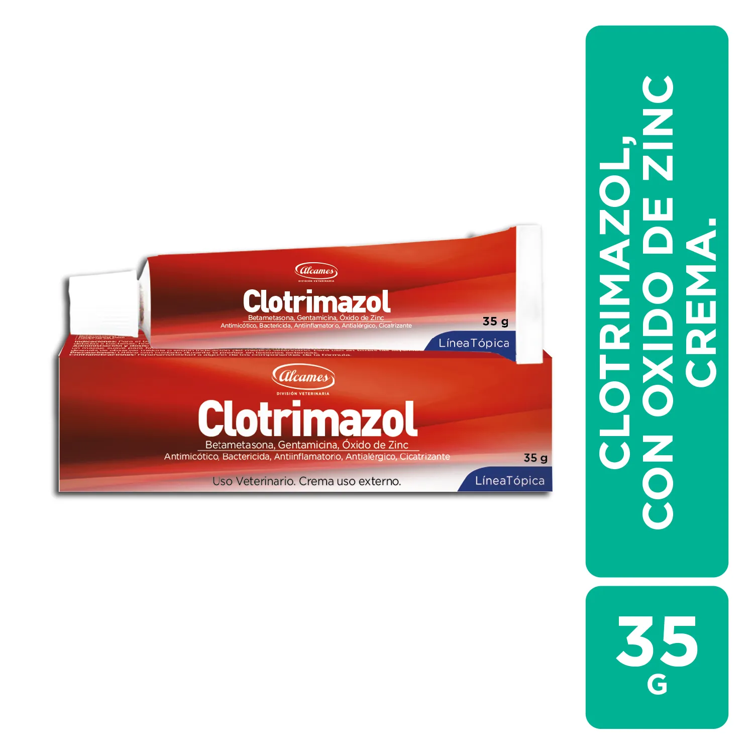 Cicatrizante Tópico Mascota Clotrimazol Alcames
