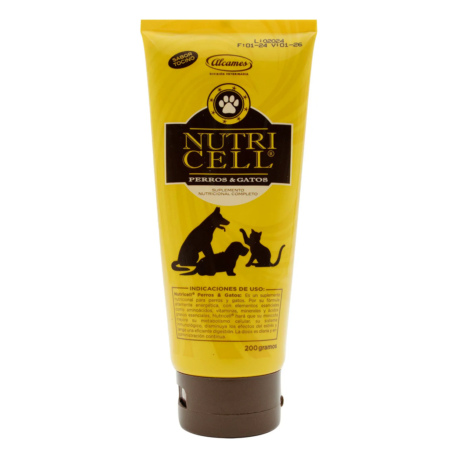 Reconstituyente Oral Gel Perro Y Gato Nutricell Alcames