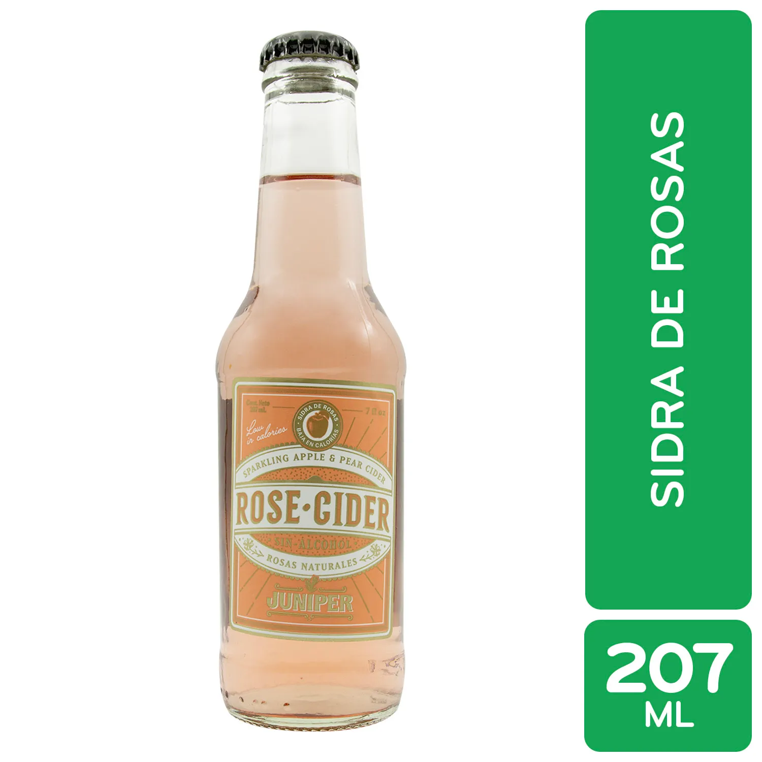 Agua Gasificada Rose Cider Juniper