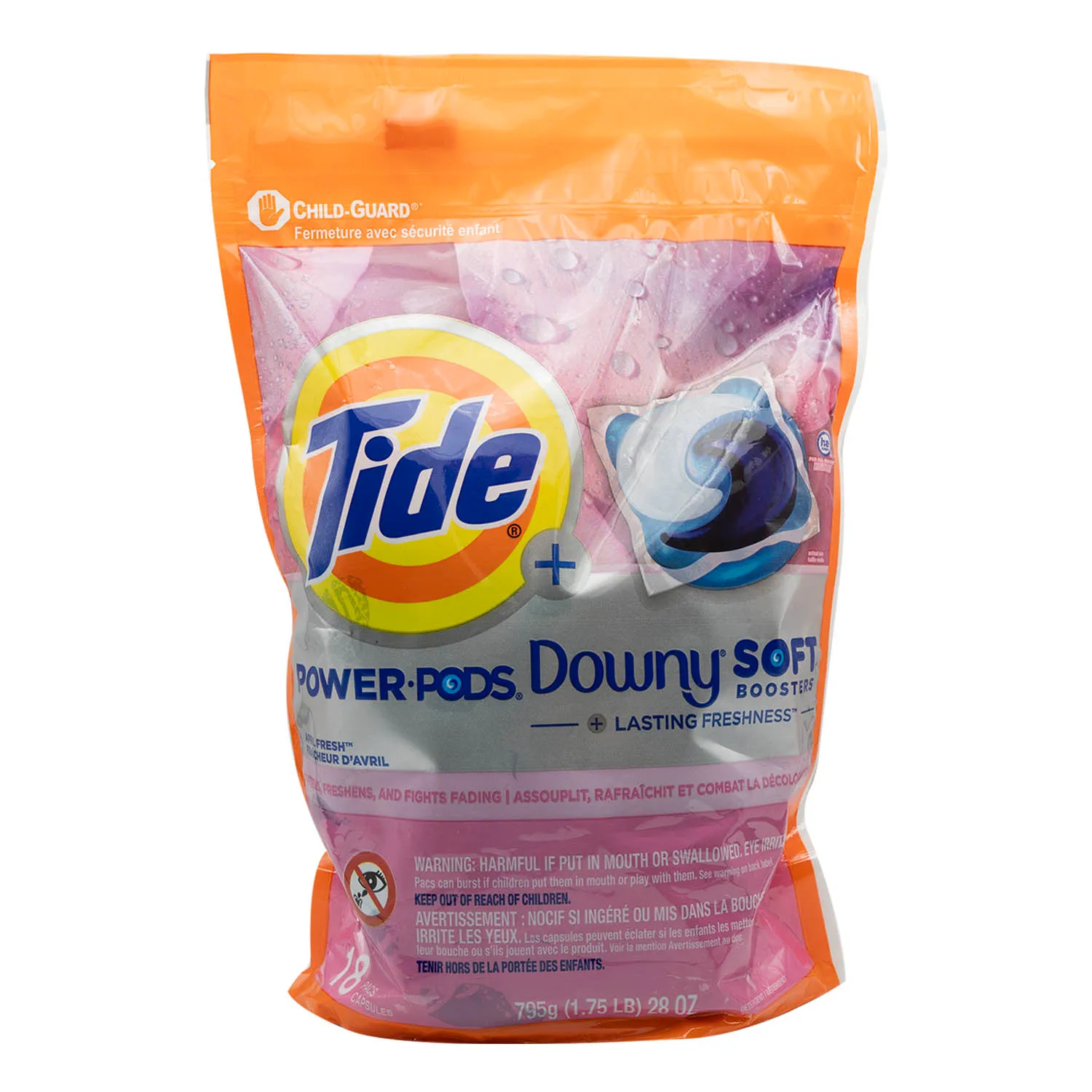 Detergente Capsulas He Con Suavizante 18u 4 En 1 Tide