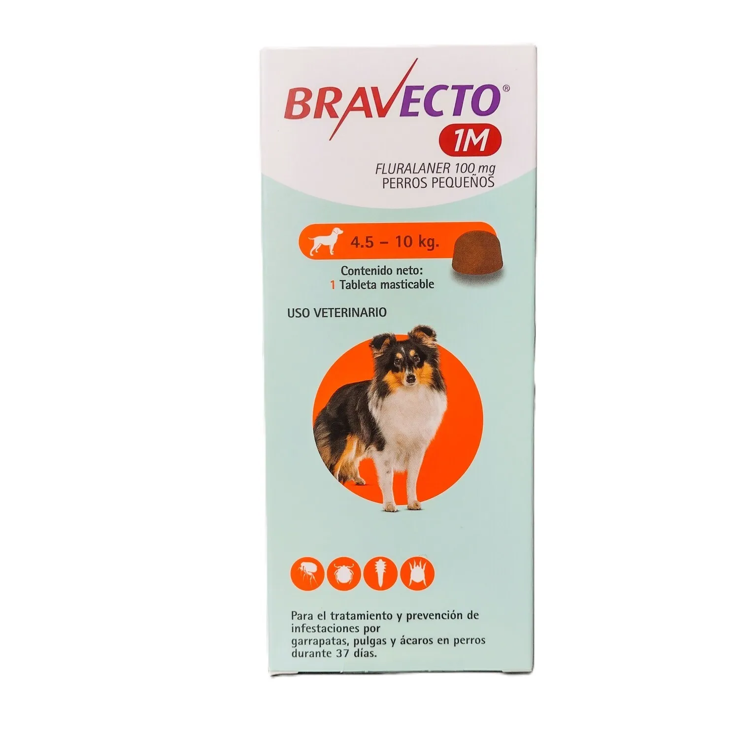 Antipulgas Y Garrapatas Tableta Perro 4.5 - 10 Kg Bravecto