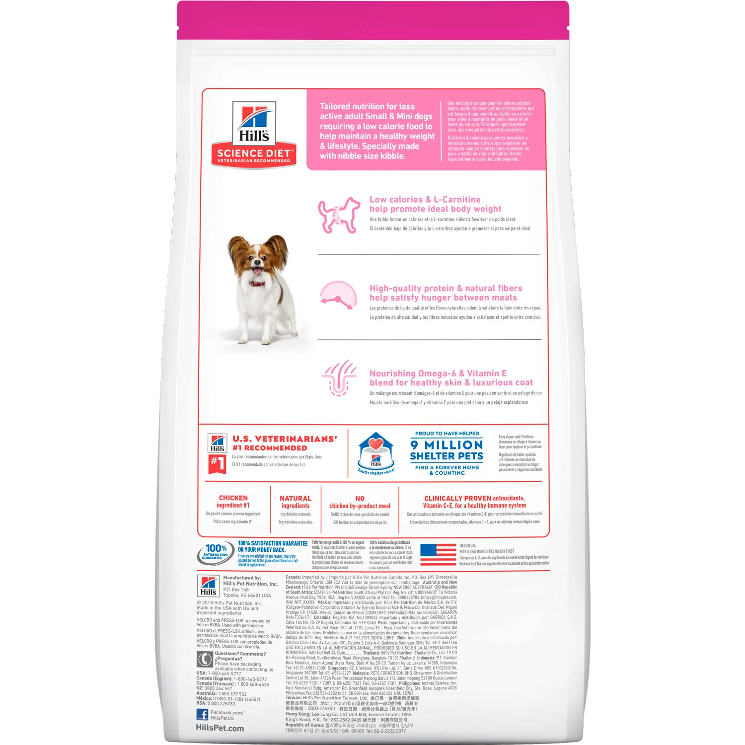 Alimento Perro Adulto Seco Raza Pequeña Light Hills Science Diet