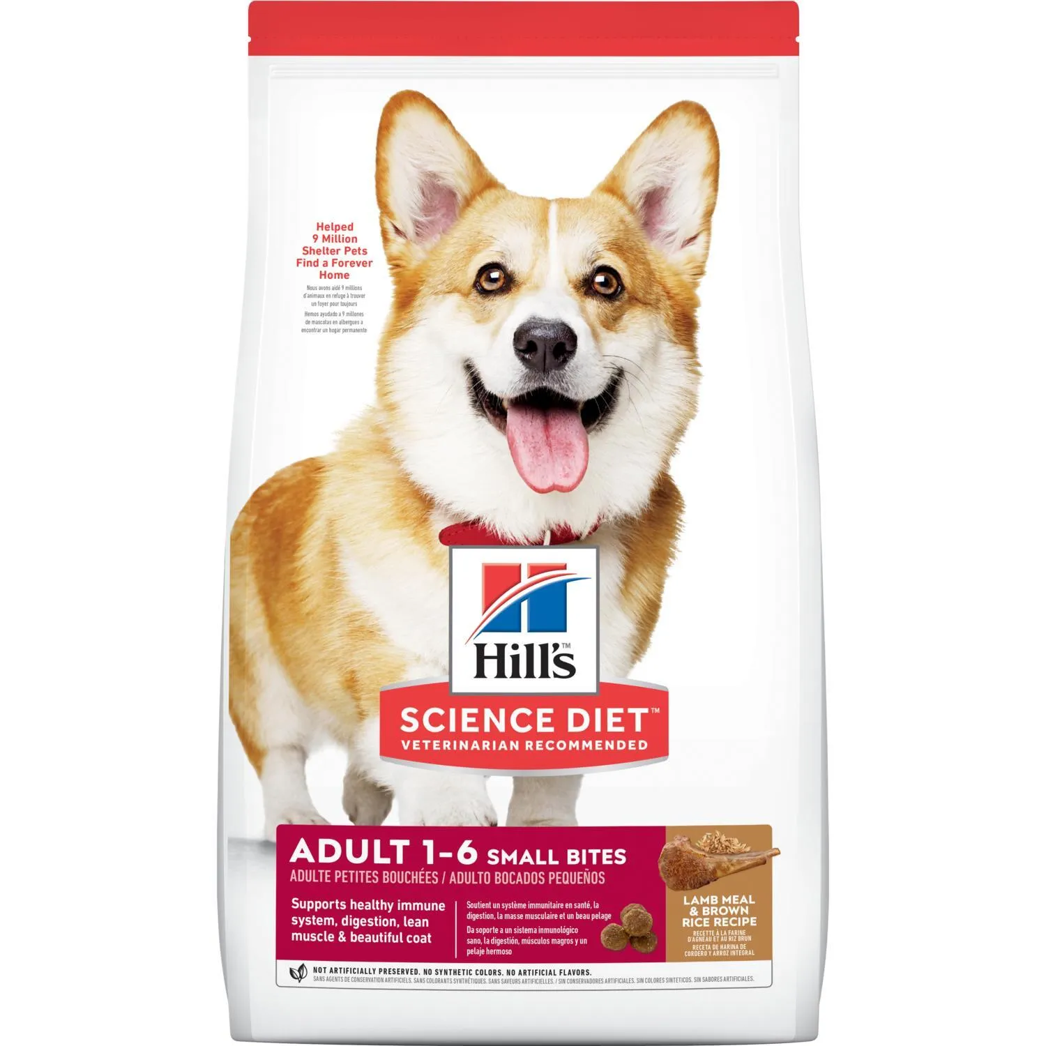 Alimento Perro Adulto Seco Cordero Y Arroz Raza Pequeña Hills Science Diet