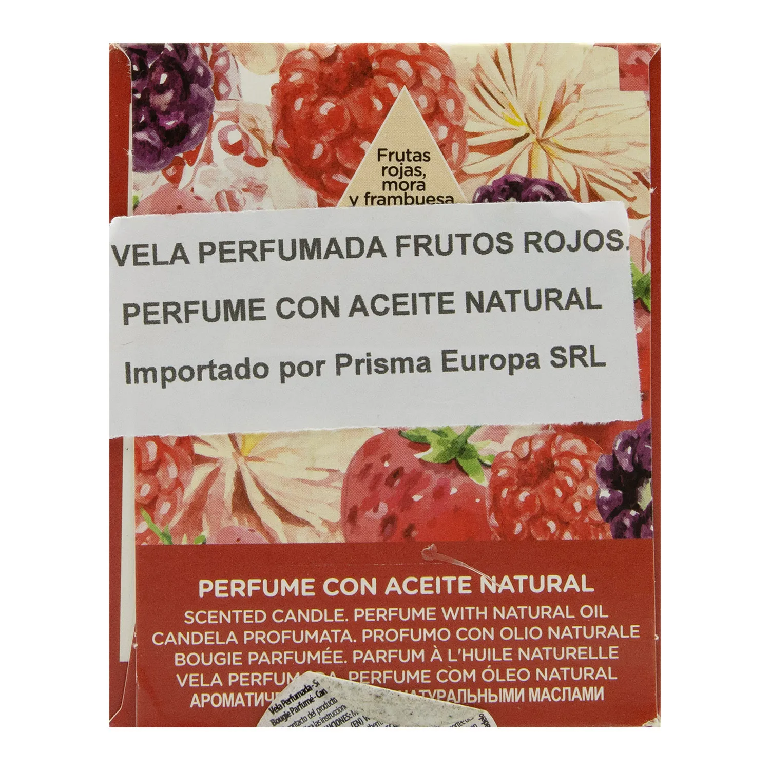 Desodorante Ambiental Vela Frutos Rojos Casa De Los Aromas