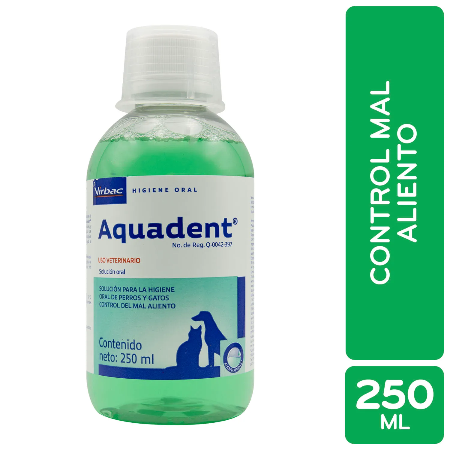 Solución Salud Bucodental Mascota Aquadent Virbac