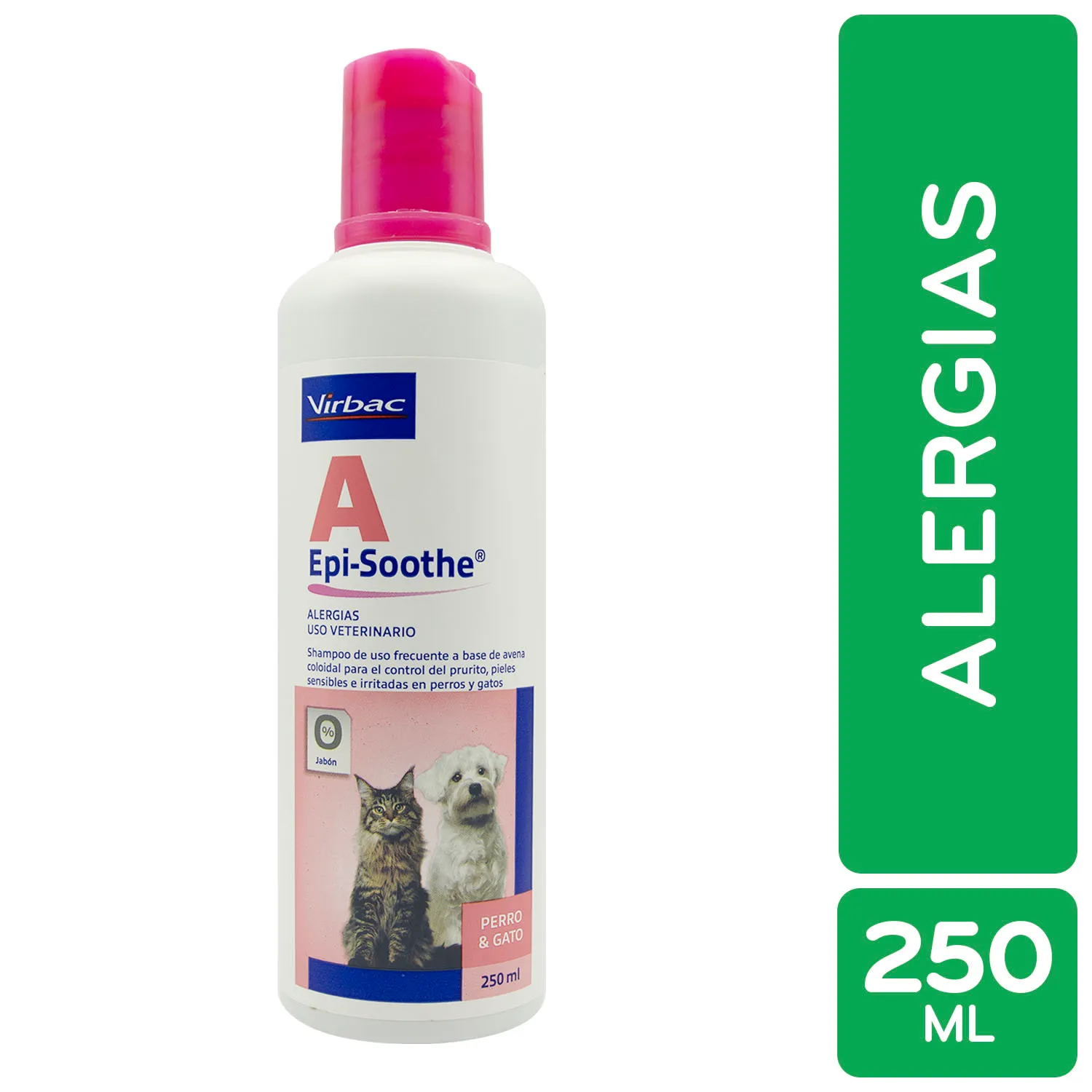 Shampoo Hipoalergénico Control Prurito Perro Y Gato Epi-soothe Virbac
