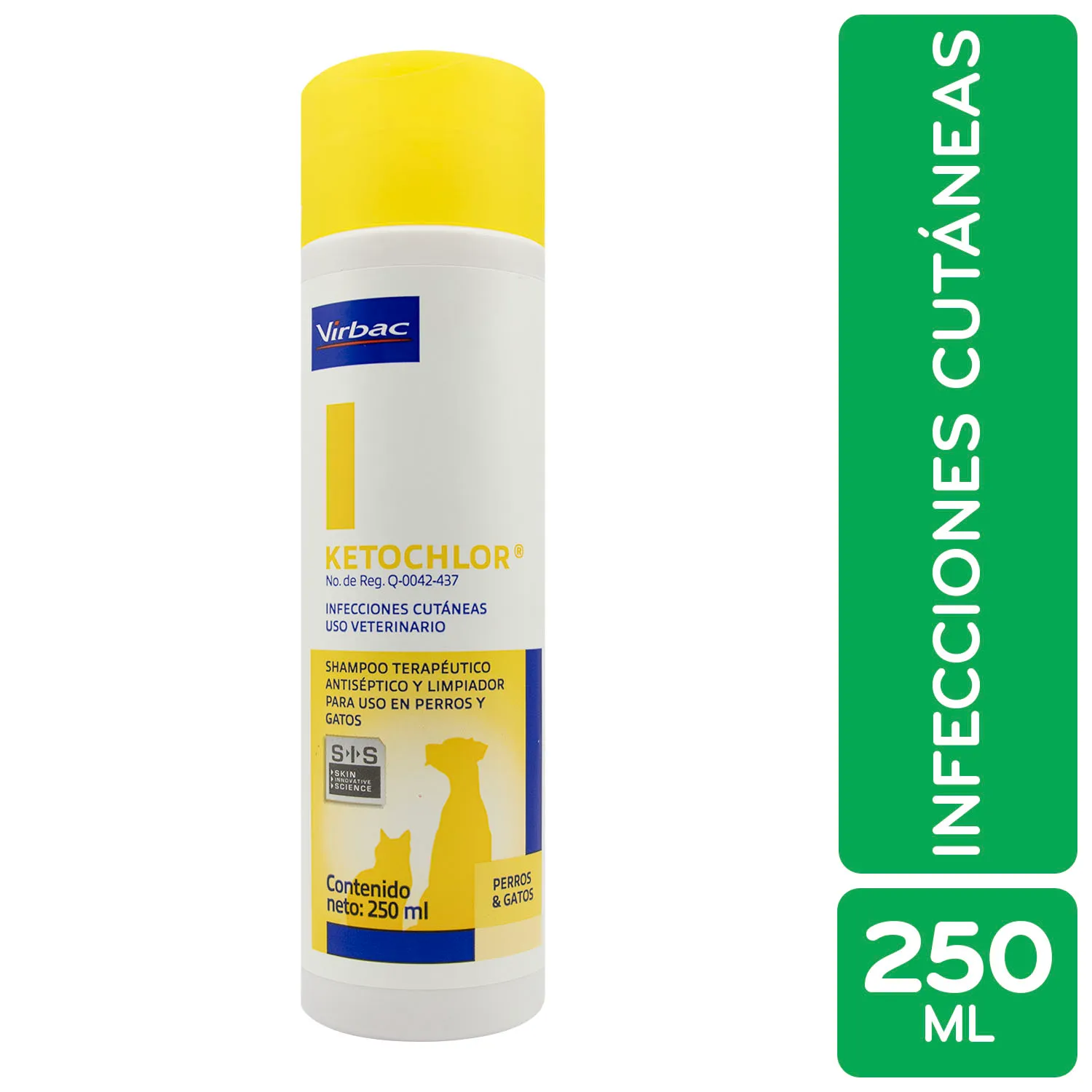 Shampoo Antimicótico Perro Y Gato Ketochlor Virbac