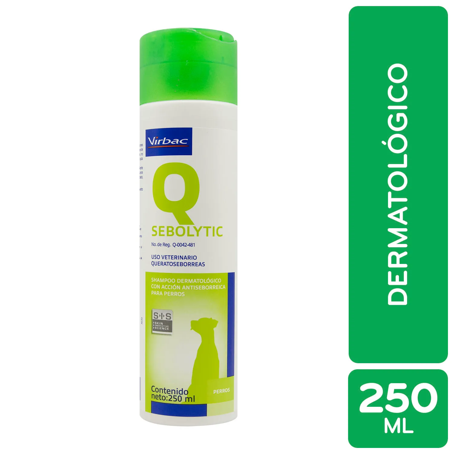 Shampoo Dermatológico Anti Seborreíco Perro Sebolytic Virbac