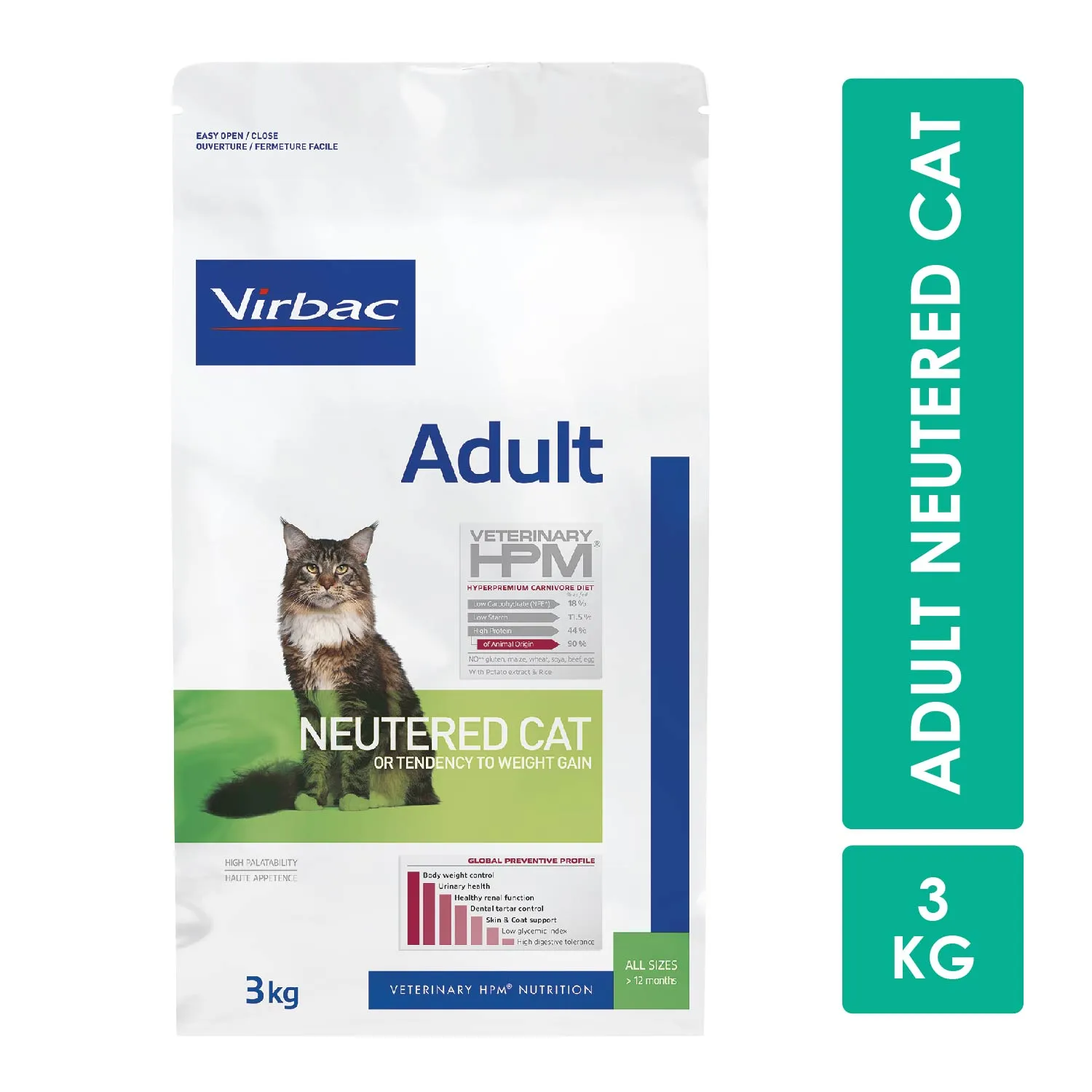 Alimento Gato Seco Adulto Castrado Virbac