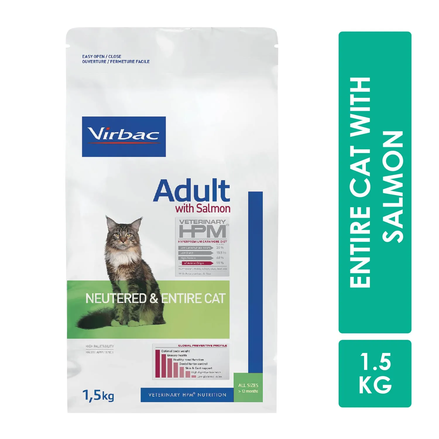 Alimento Gato Seco Adulto Salmón Virbac