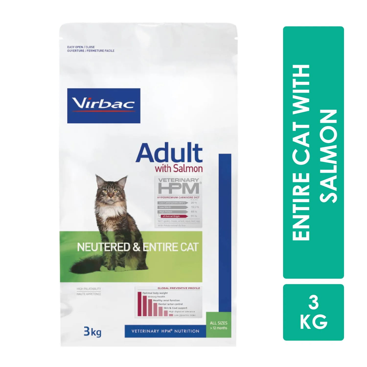 Alimento Gato Seco Adulto Salmón Virbac