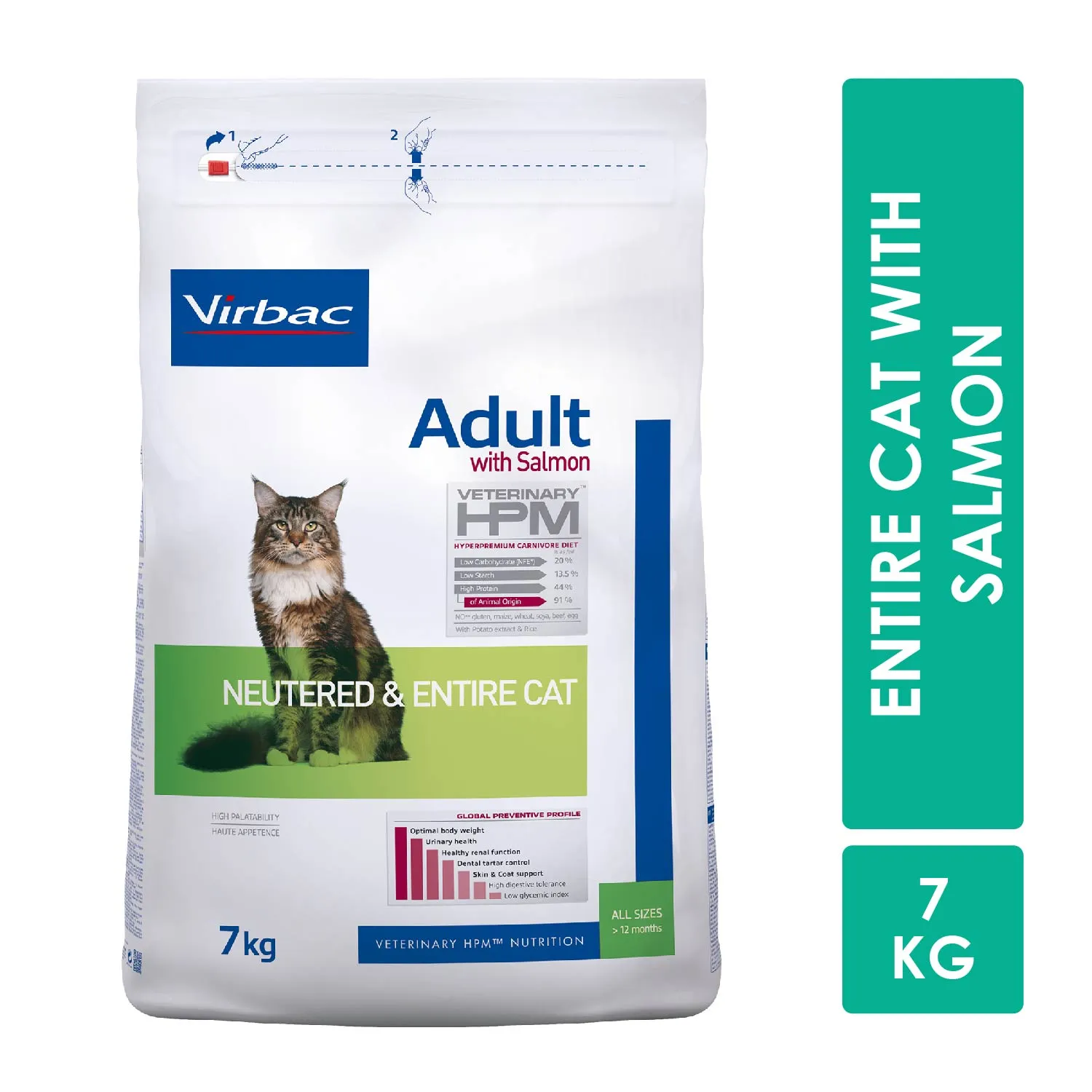 Alimento Gato Seco Adulto Salmón Virbac