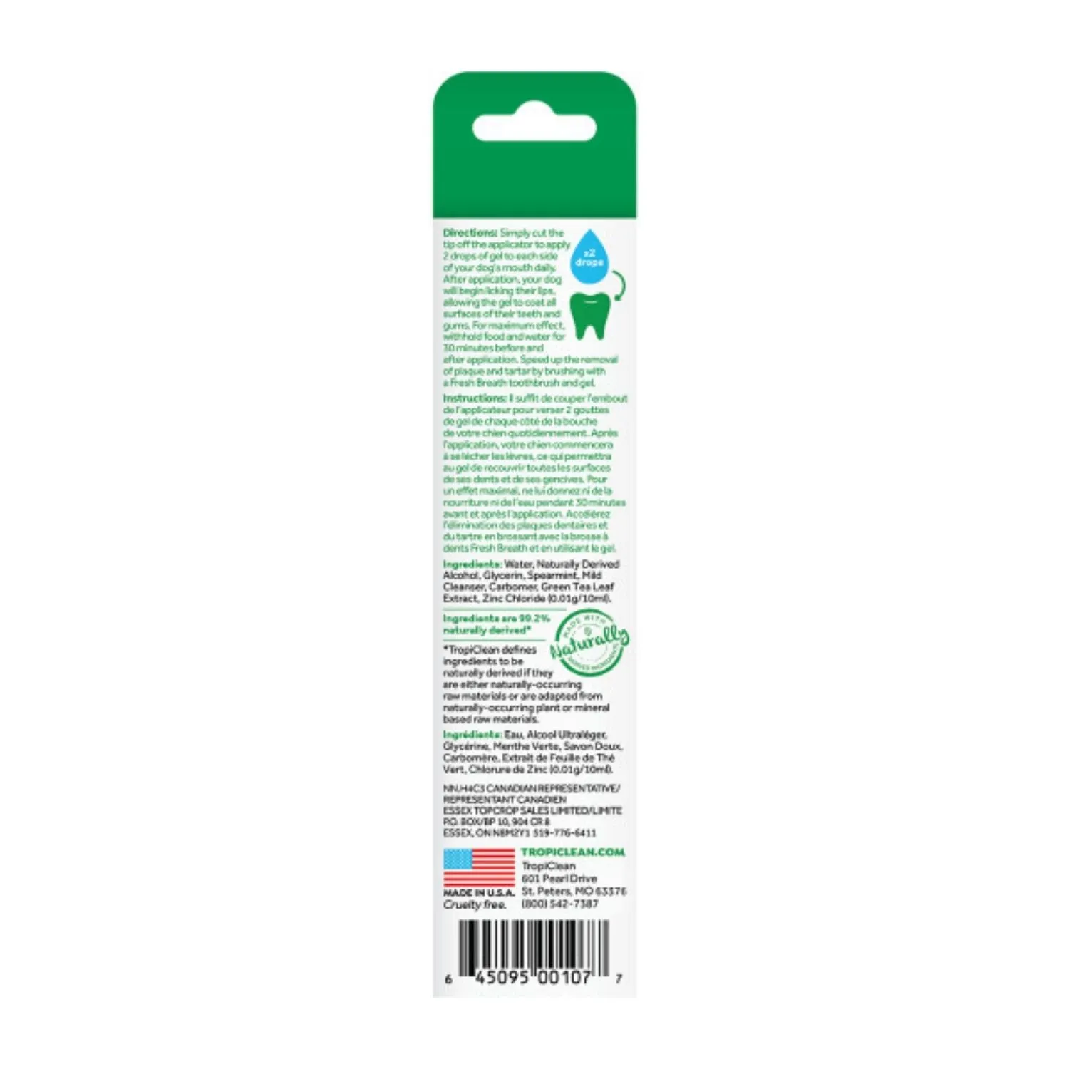 Gel Antiplaca Para Perro Tropiclean