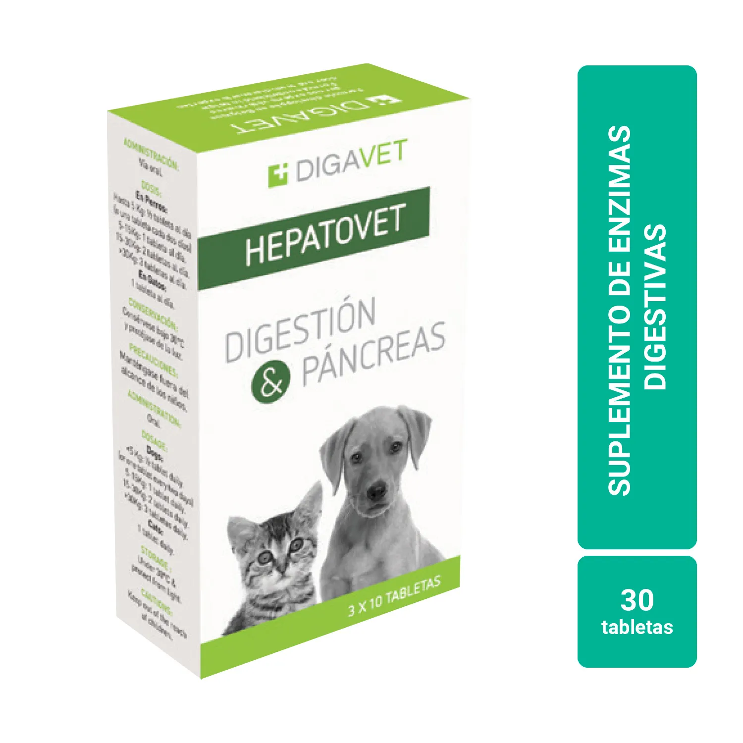 Suplemento Digestivo Y Pancreático Tabletas Hepatovet