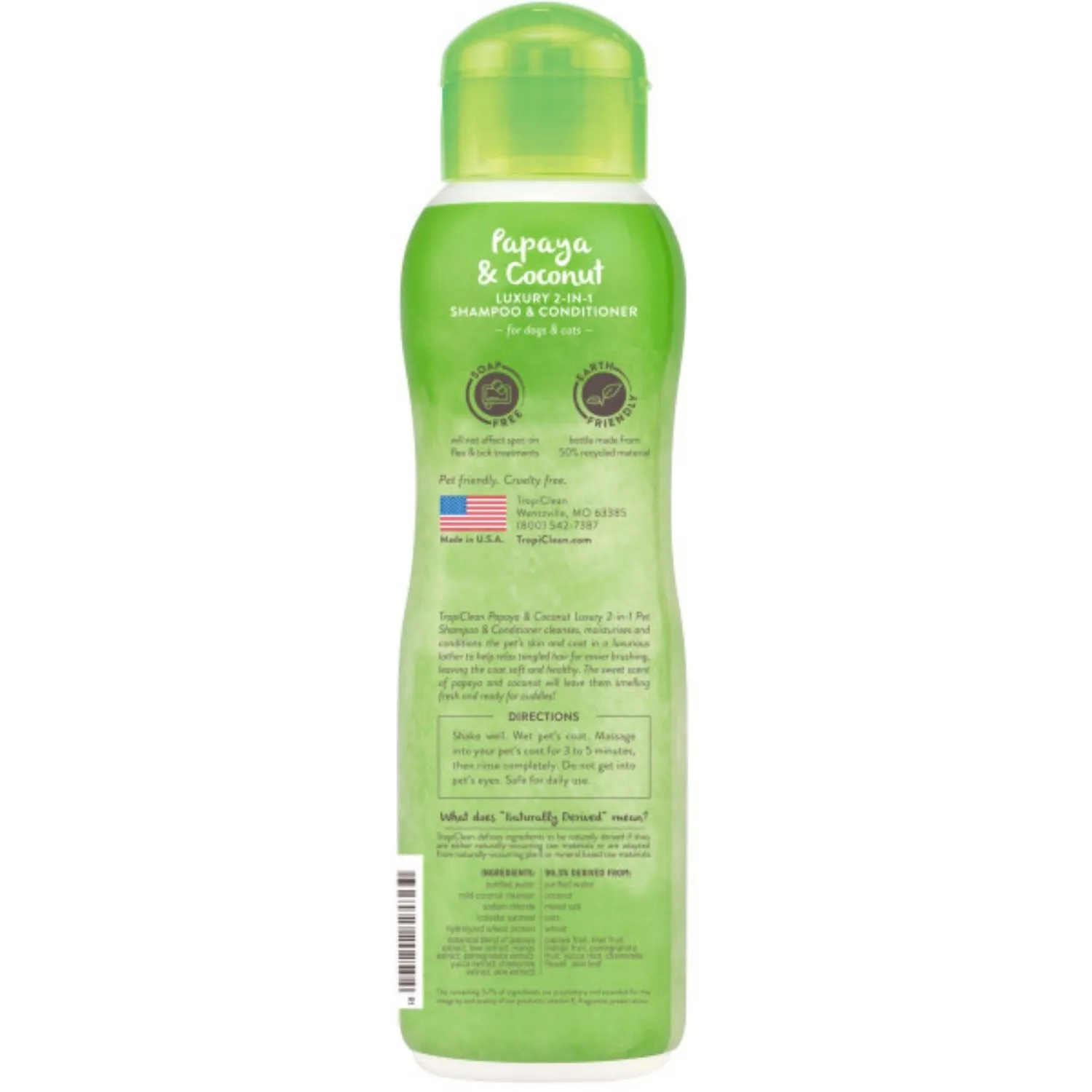 Shampoo Y Acondicionador Papaya Y Coco Tropiclean