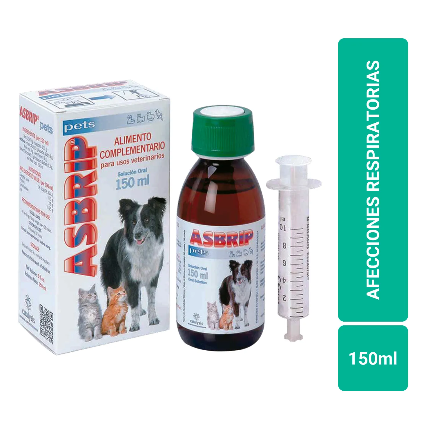 Suplemento Respiratorio Para Mascotas Asbrip Pets