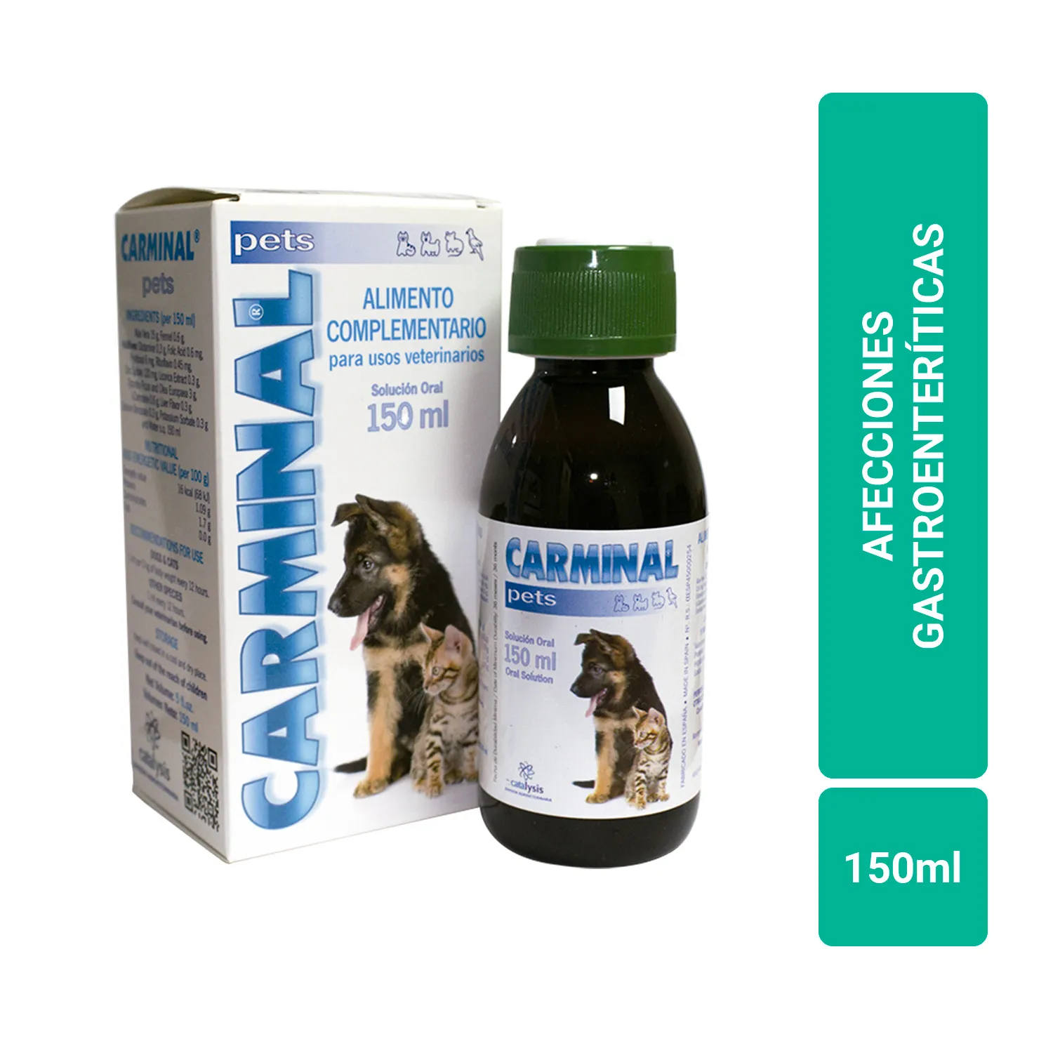 Suplemento Digestivo Para Mascotas Carminal Pets