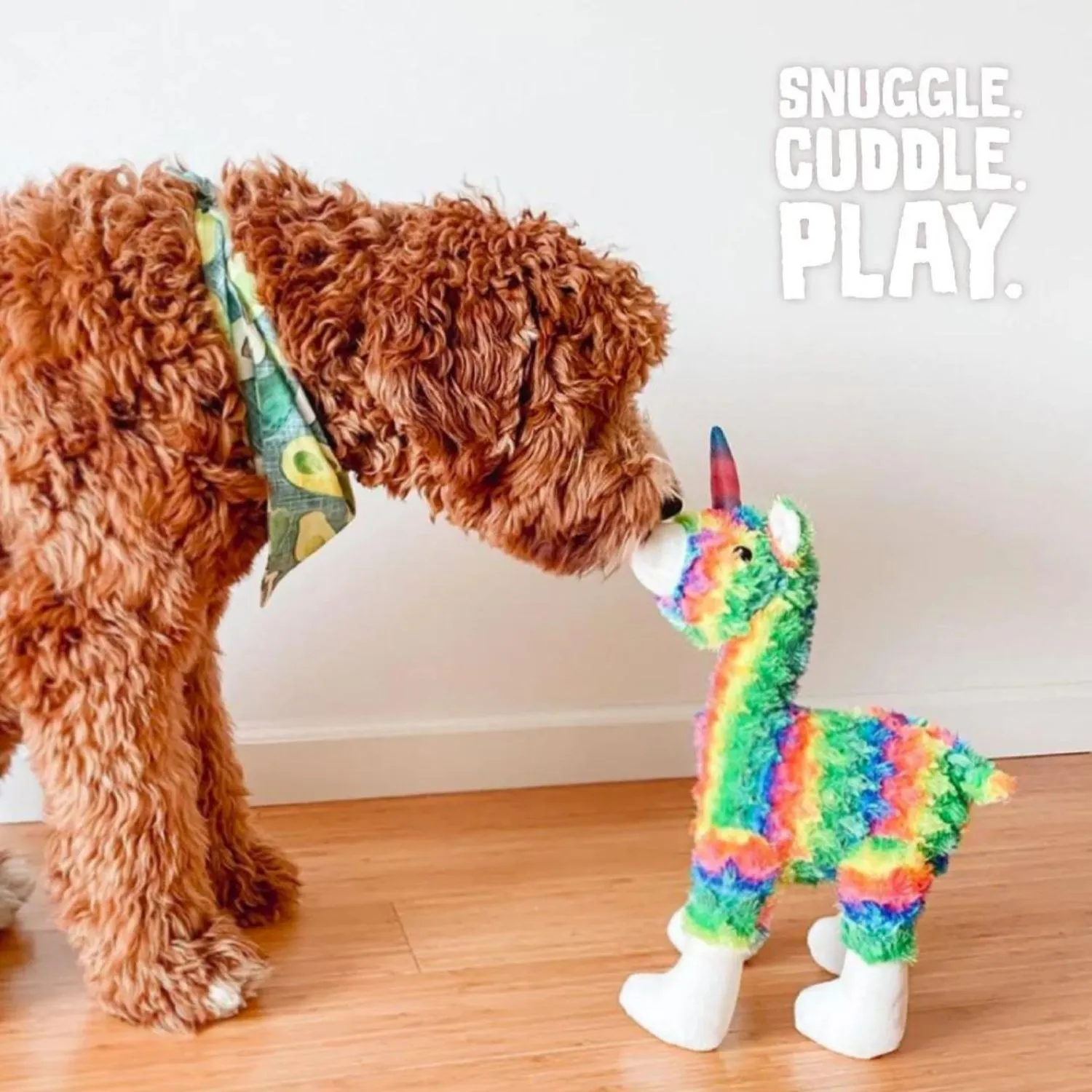 Peluche Para Perro Llama Mía Snugarooz