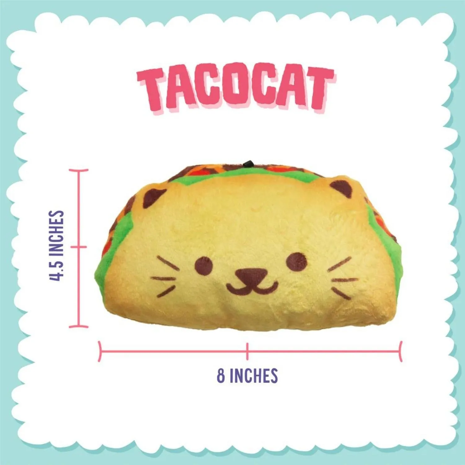 Peluche Taco Gato Snugarooz
