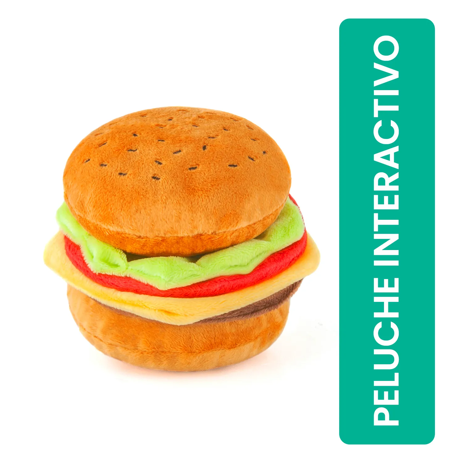 Peluche Hamburguesa Desarmable Con Sonido P.l.a.y