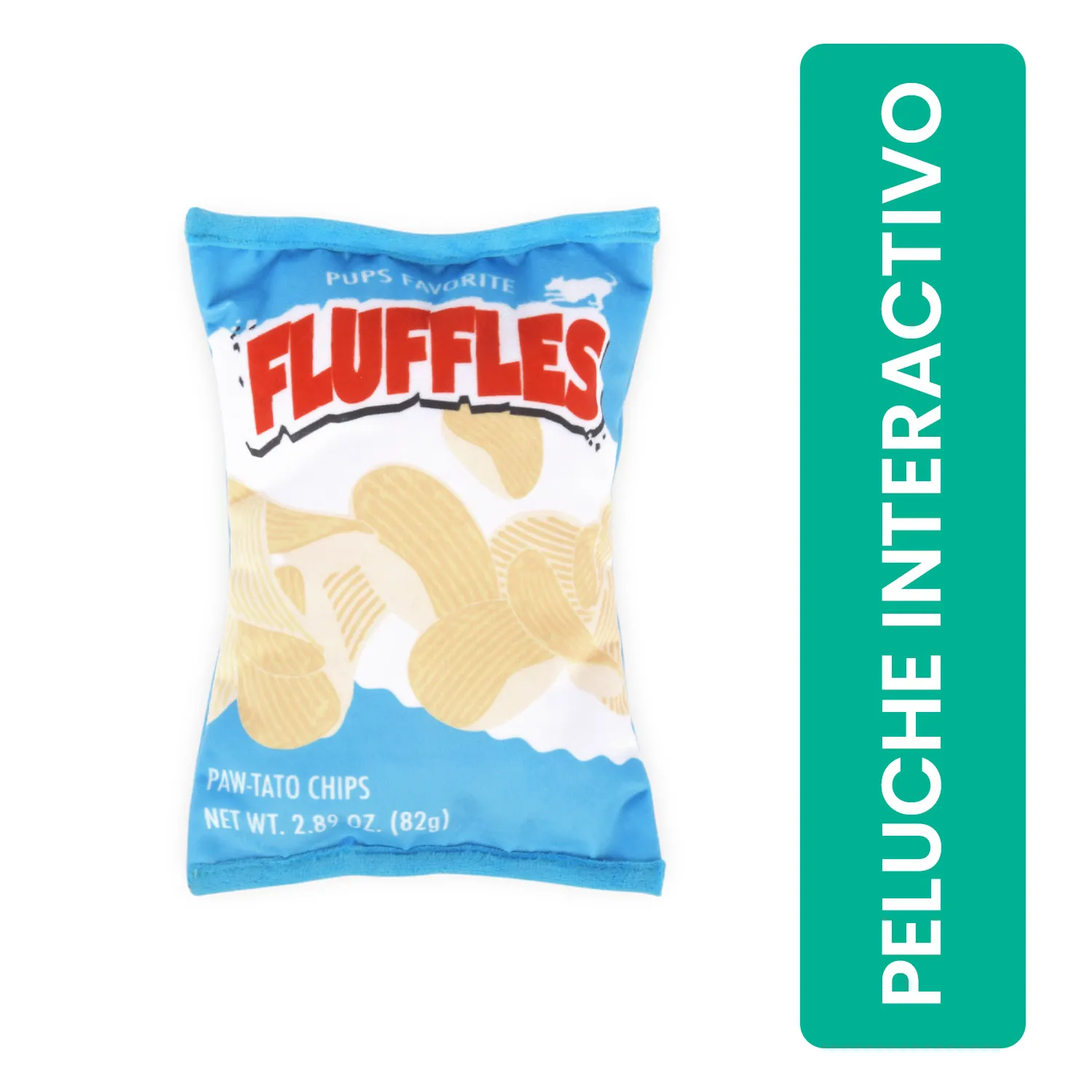 Peluche Chips Papas Jalador Con Sonido P.l.a.y