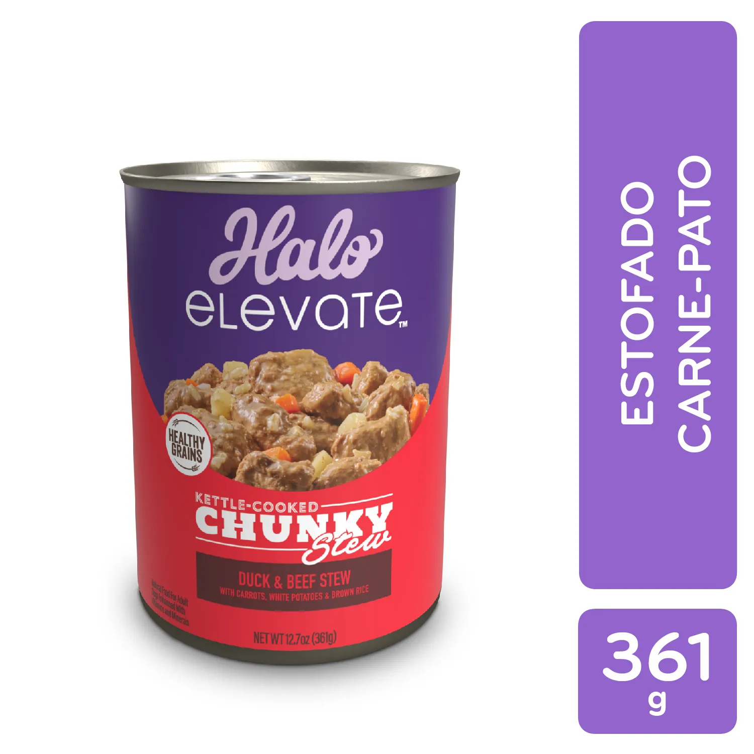 Alimento Perro Humedo Adulto Pato Y Estofado De Carne Halo - Elevate