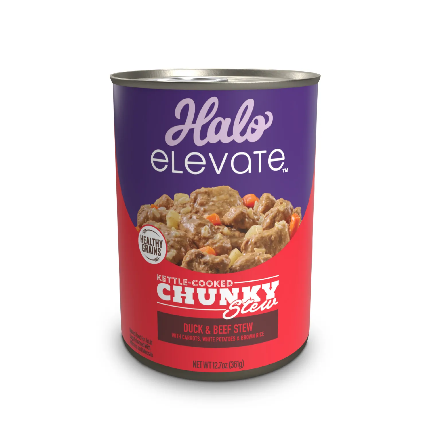 Alimento Perro Humedo Adulto Pato Y Estofado De Carne Halo - Elevate