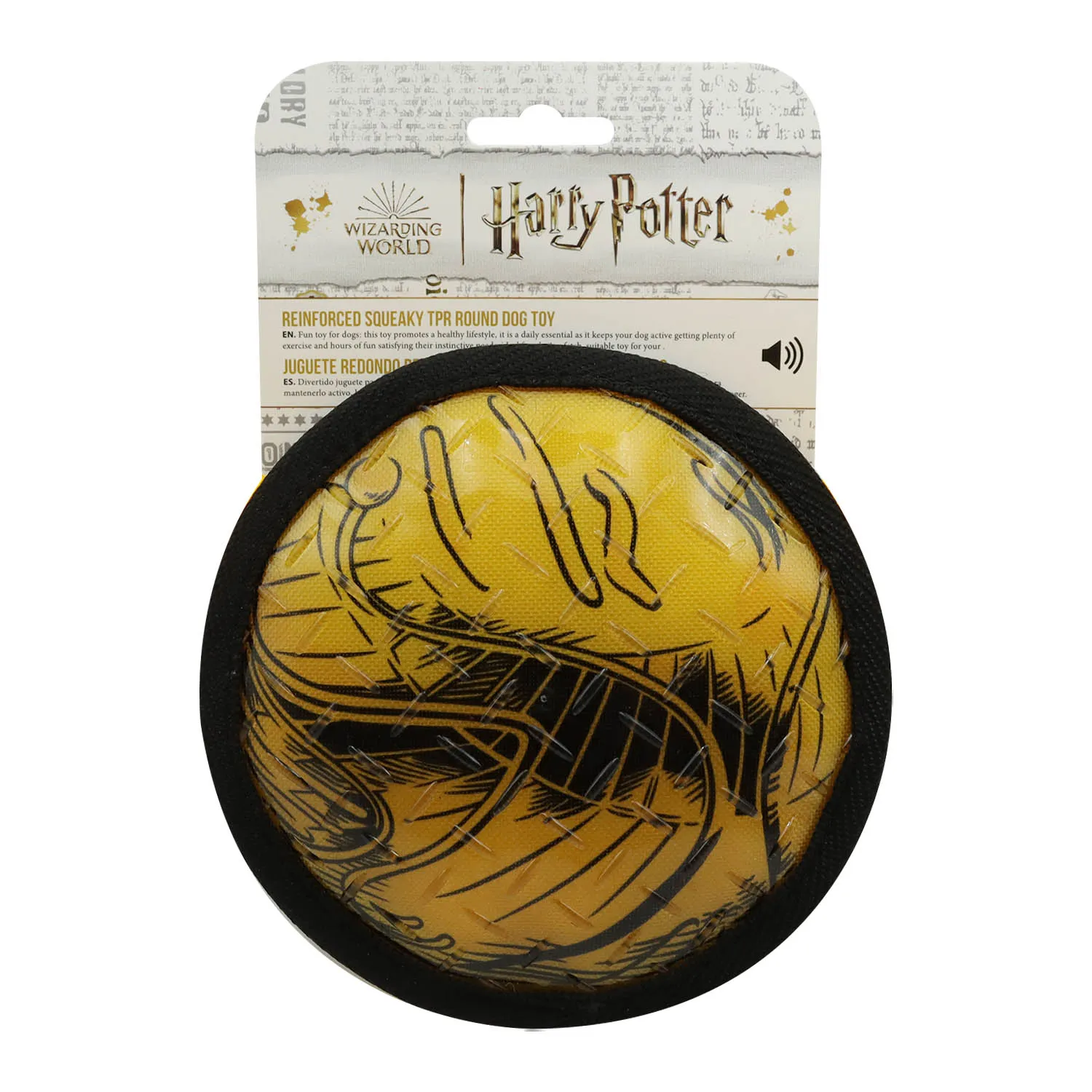 Juguete Perro Snitch Dorada Harry Potter