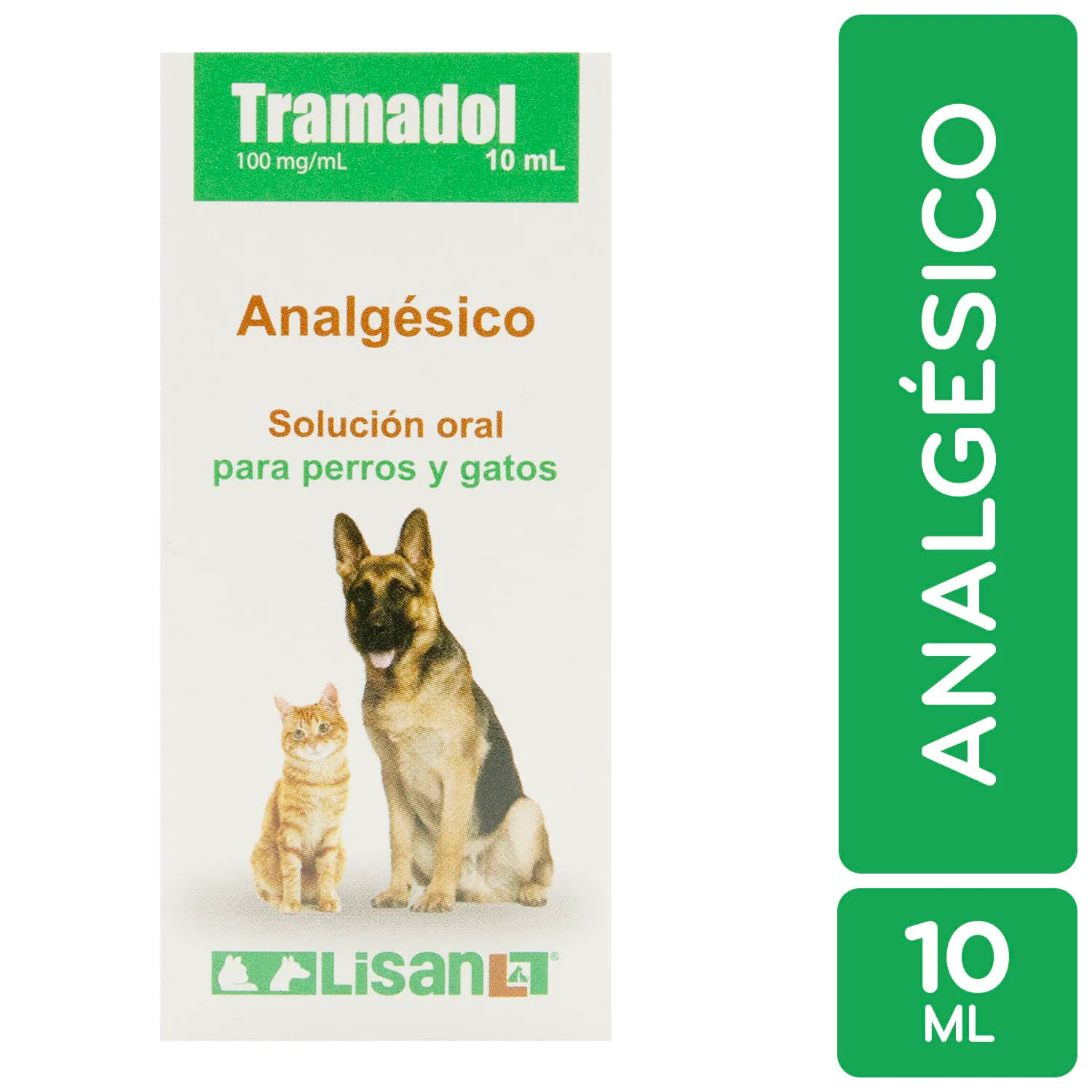 Analgésico Líquido Perro Y Gato Tramadol Lisan