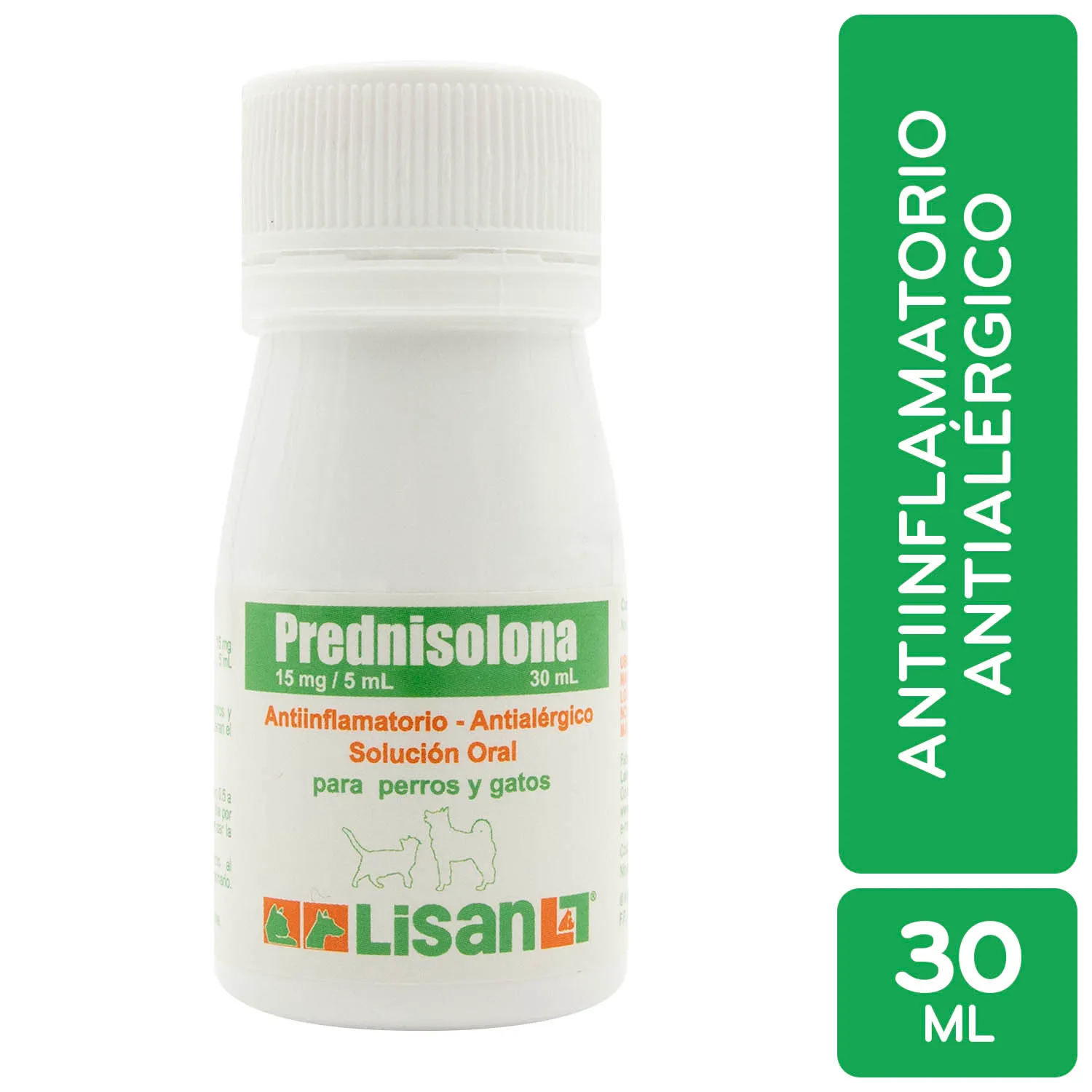 Antiinflamatorio Líquido Perro Y Gato Prednisolona Lisan