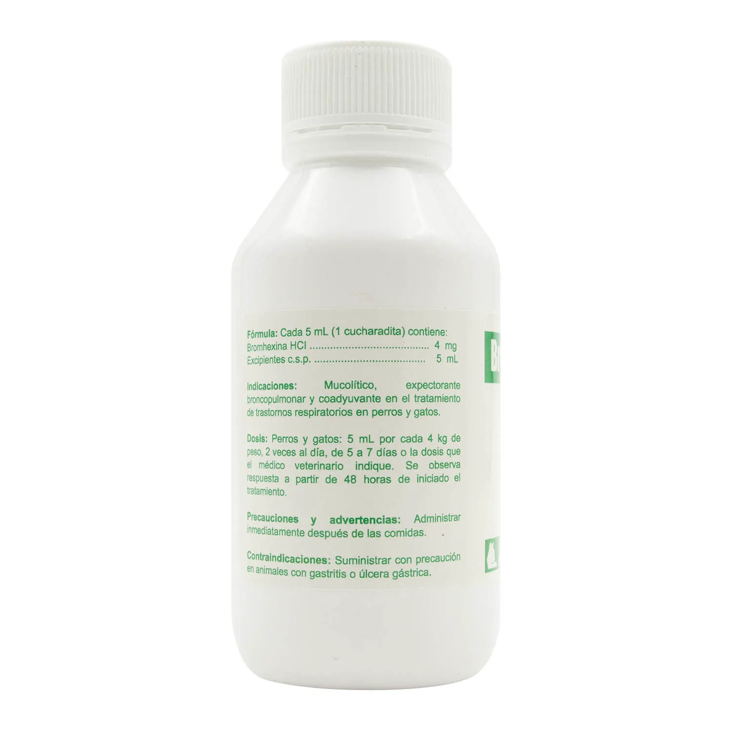 Mucolitico Expectorante Líquido Perro Y Gato Bromhexina Lisan