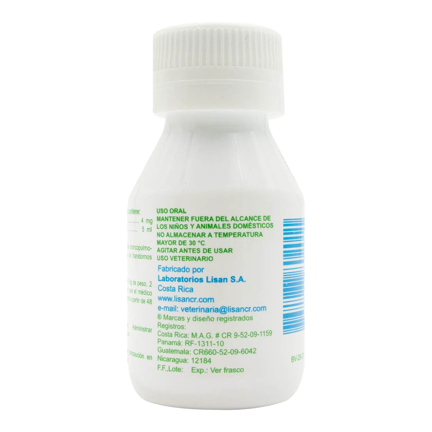 Mucolitico Expectorante Líquido Perro Y Gato Bromhexina Lisan