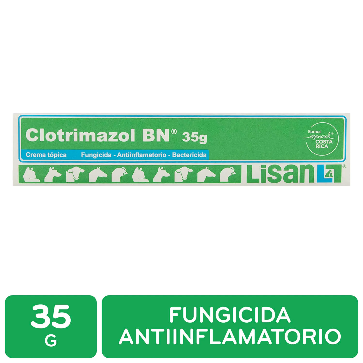 Crema Fungicida Antiiflamatoria Perro Y Gato Clotrimazol Lisan