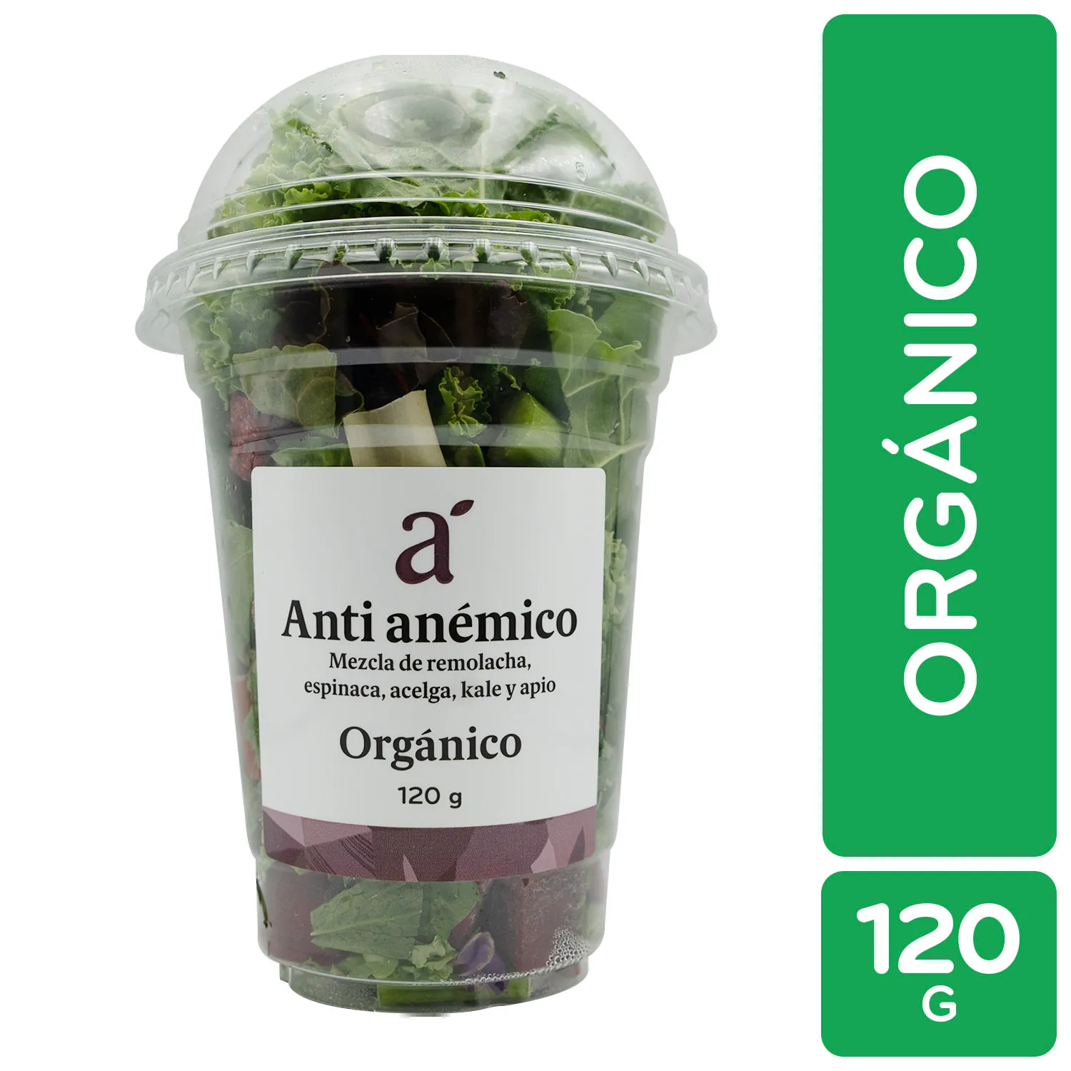 Mix Batido Vegetales Antianemico Auto Mercado  Frasco 1 Unid