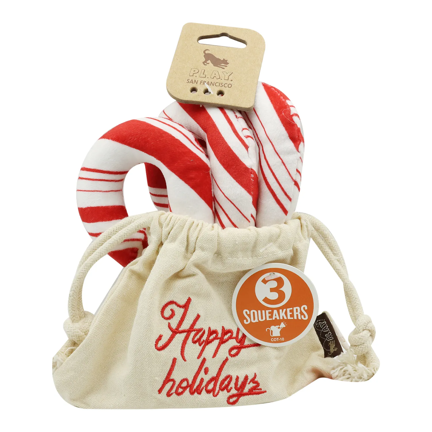 Peluche Perro Saco Navidad Pet Play