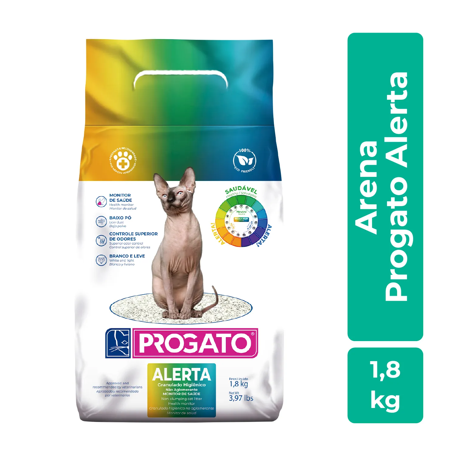 Arena Para Gato Indicador De Ph Progato