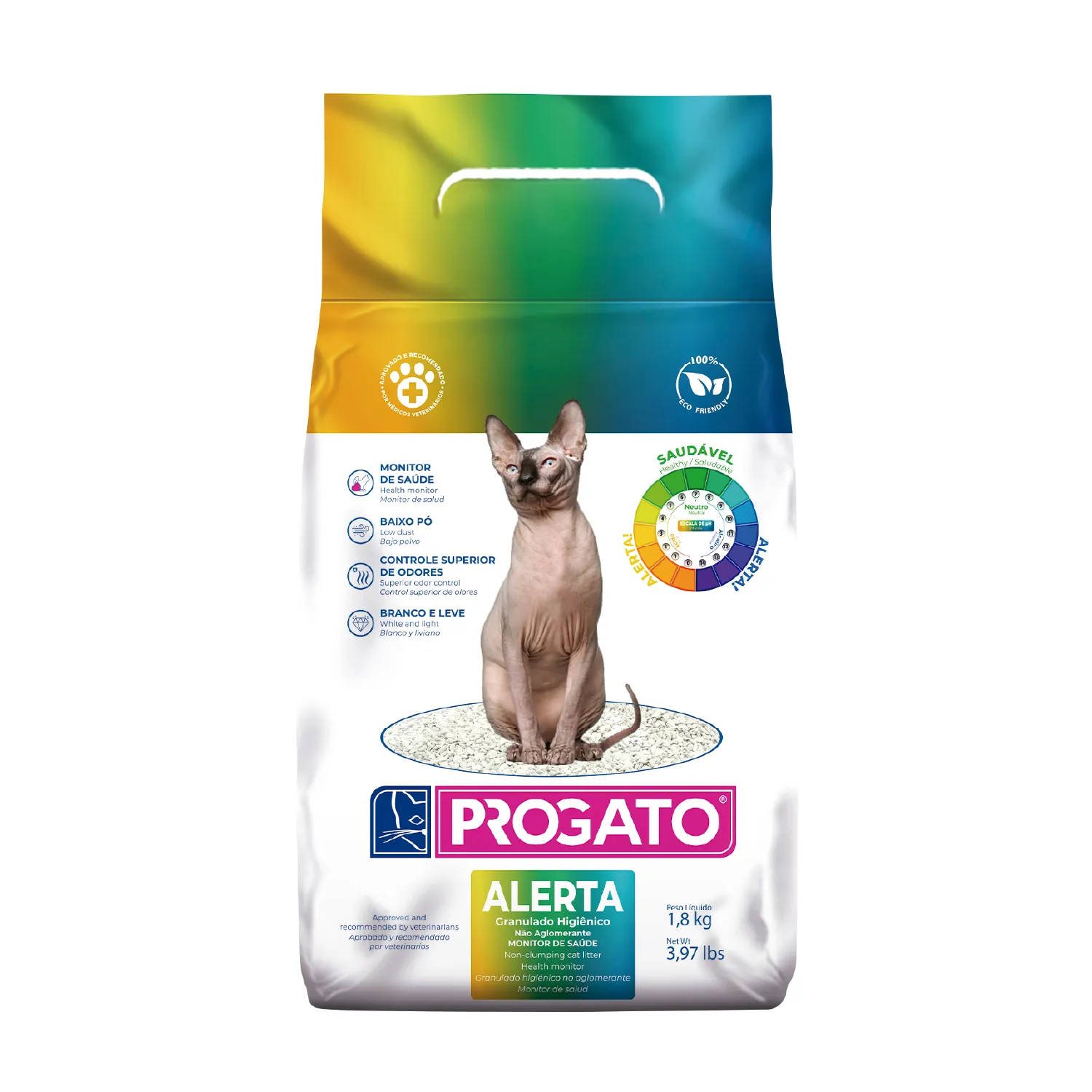 Arena Para Gato Indicador De Ph Progato