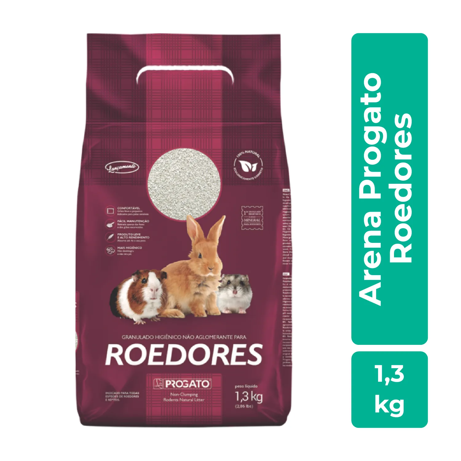 Arena Para Roedores No Aglutinante Progato