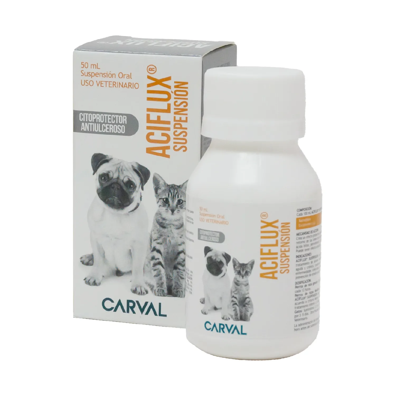 Protector Mucosa Gástrica Suspensión Líquida Perro Y Gato Carval