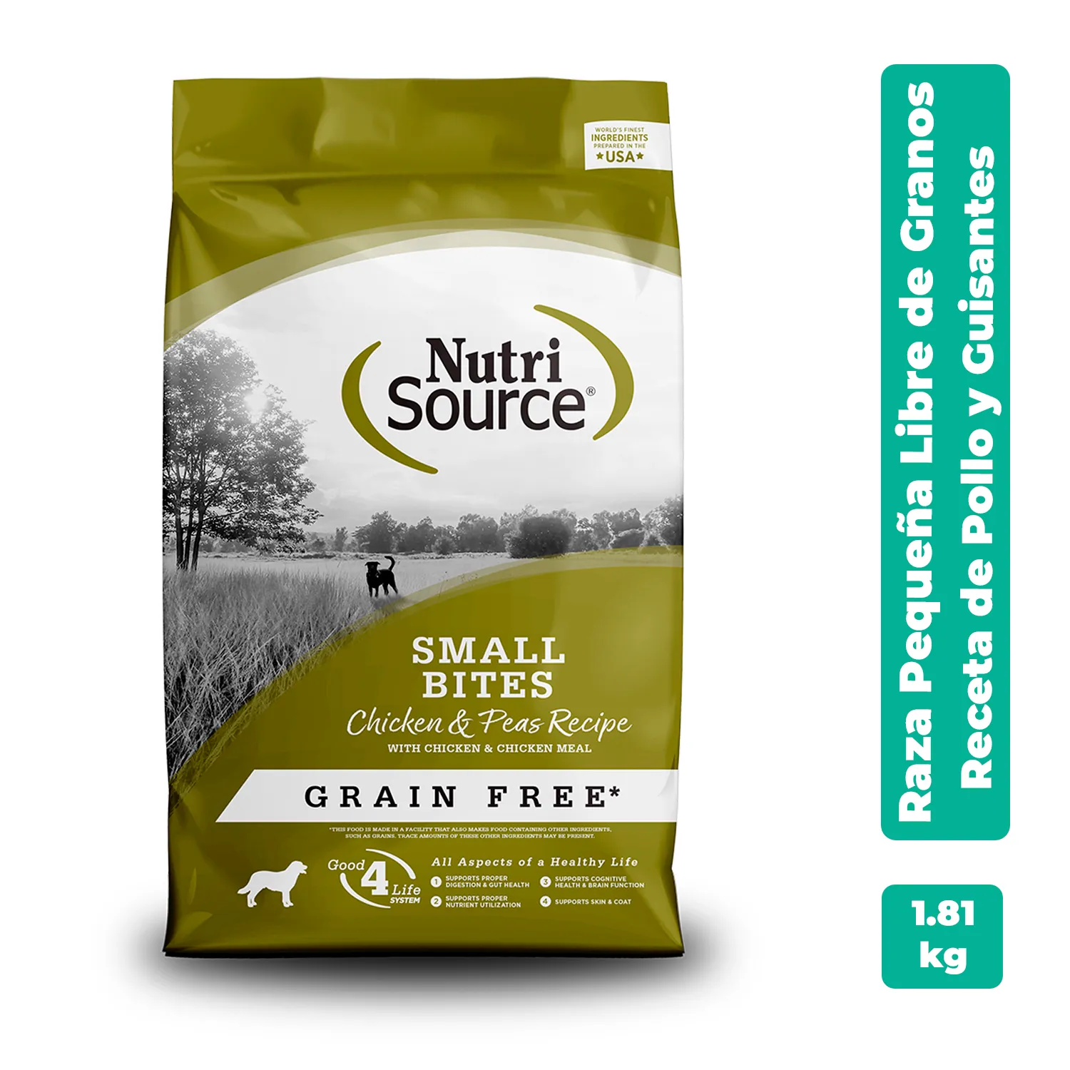Alimento Perro Seco Pollo Libre De Granos Nutrisource