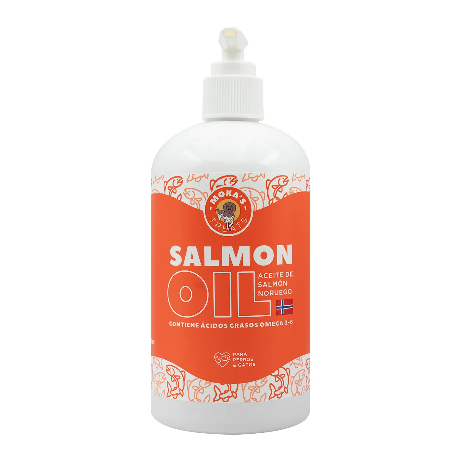Alimento Perro Aceite Omega 3 - 6 Salmon Noruego Oral P. Mascotas Mokas Treats