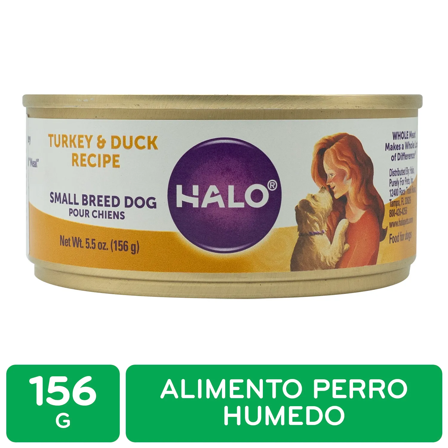 Alimento Perro Humedo Pavo Y Pato Adulto Halo