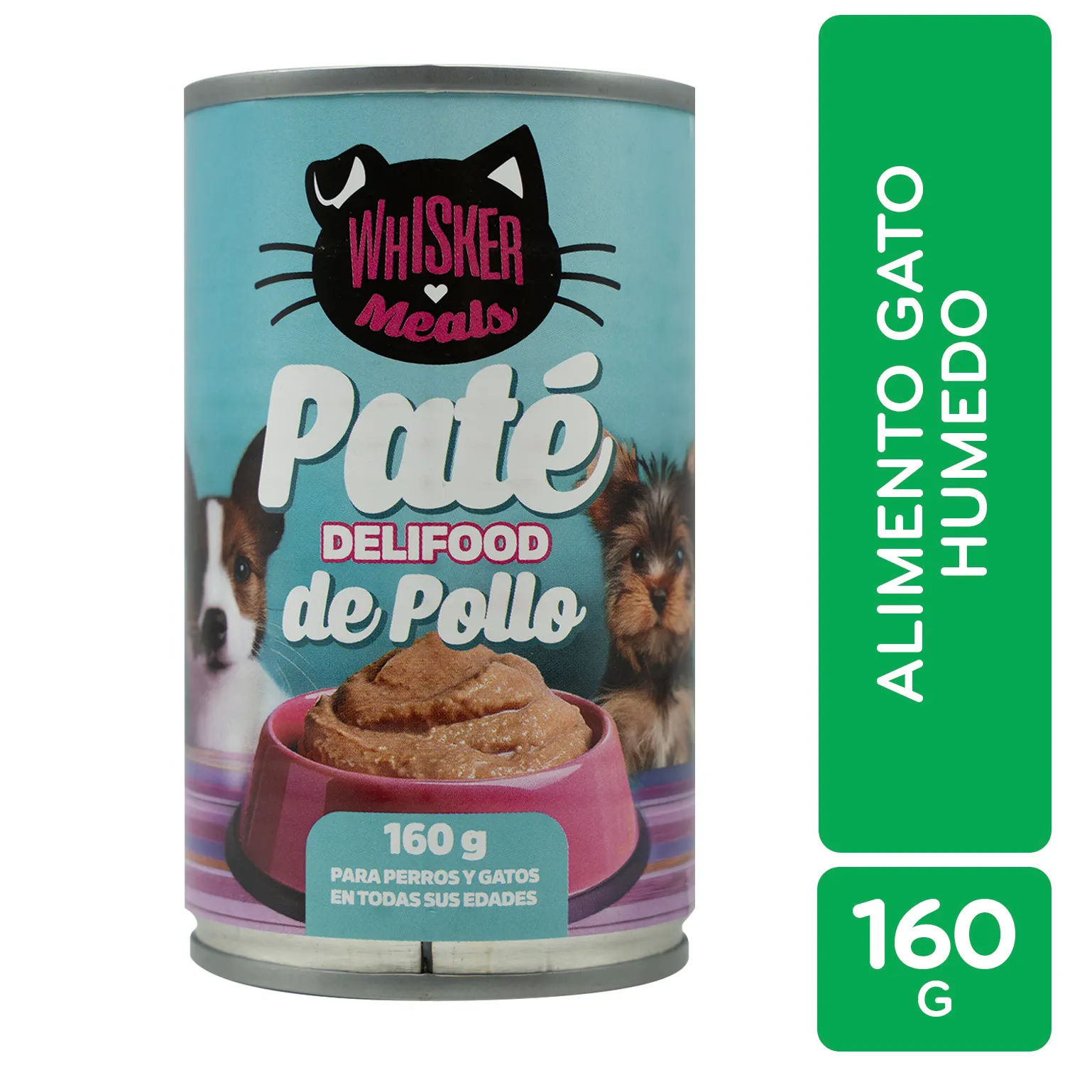 Alimento Perro Humedo Pate Pollo Todas Las Edades Whisker Meals