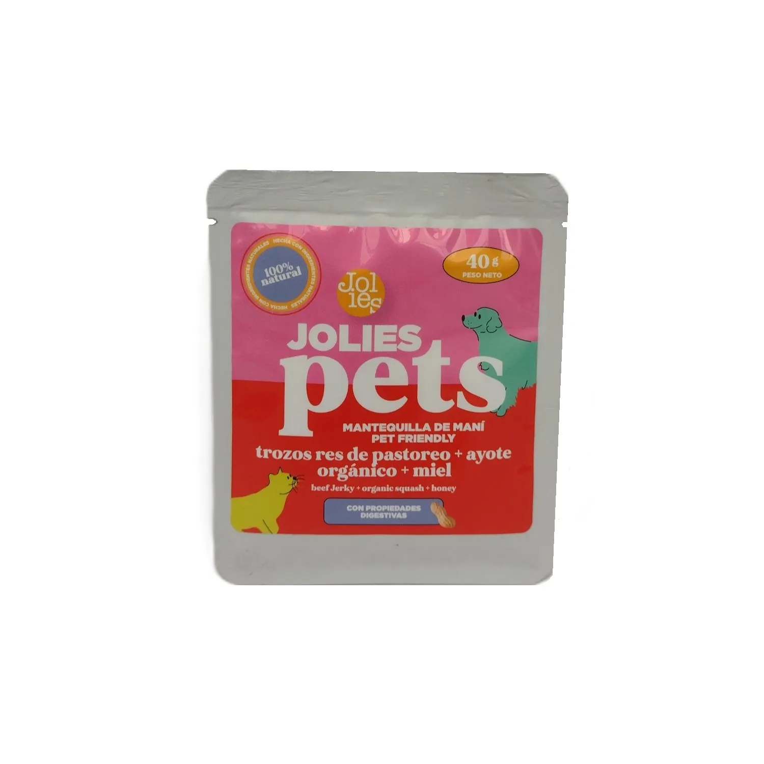 Alimento Perro Bocadillo Res Ayote Mantequilla Mani P. Mascotas Jolies